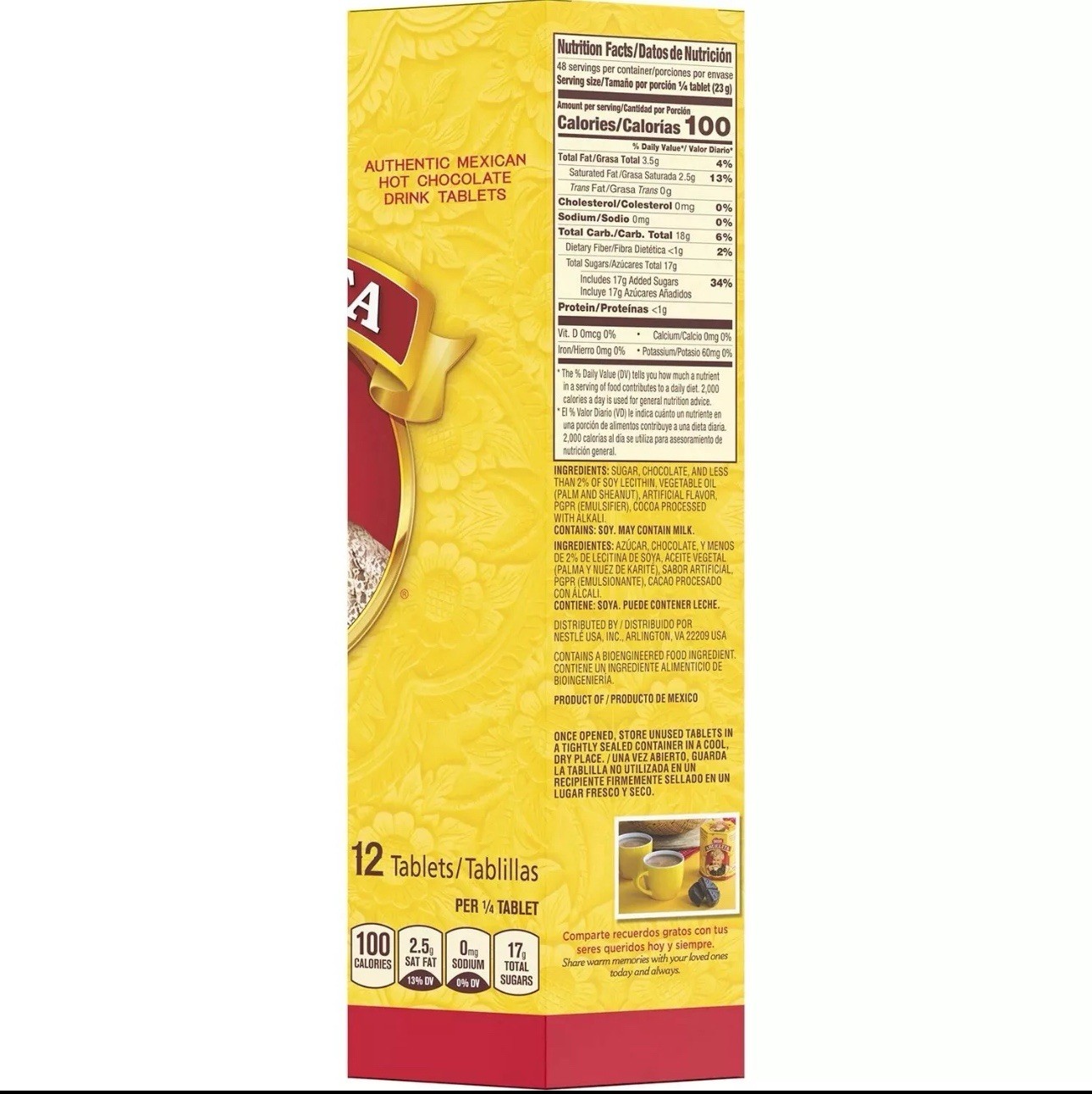 2 PACK – Nestle Abuelita Mexican Hot Chocolate Tablets, 12 pk. (Total 24)