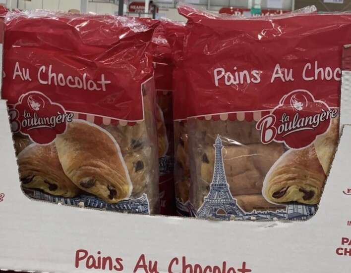 2 La Boulangere Pains Au Chocolat, Chocolate Croissants, Individually Wrapped,32