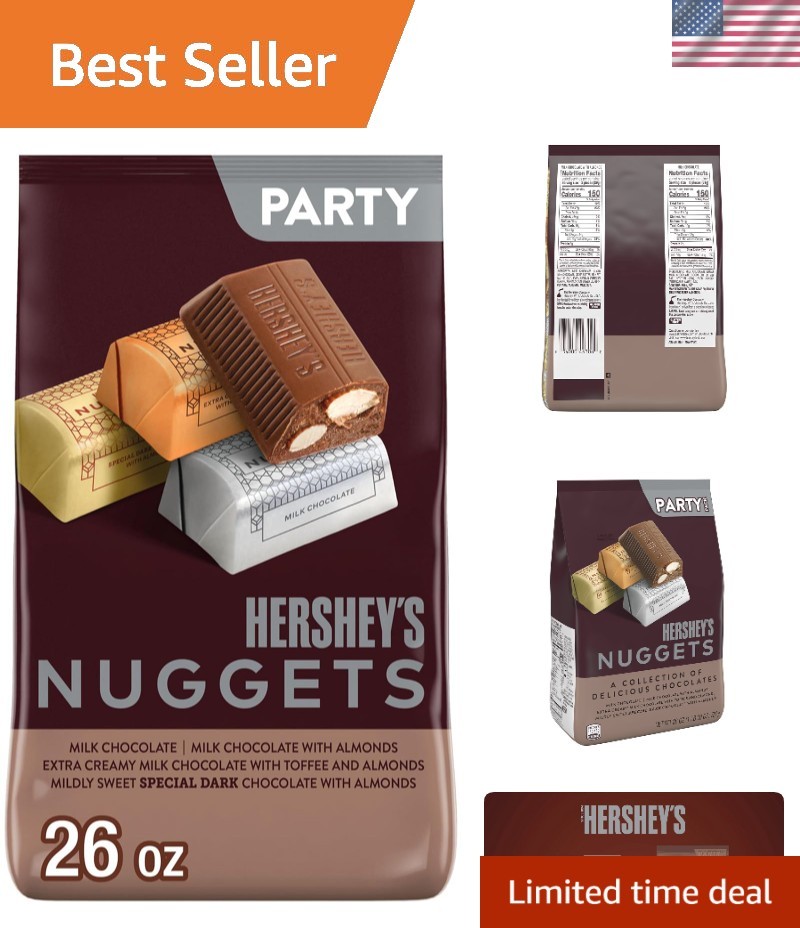 Delicious 26 oz NUGGETS Assorted Milk Chocolate Treats for Any Celebration