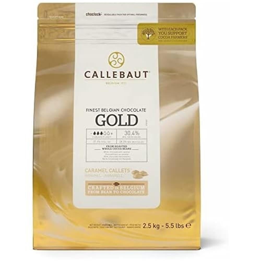 Callebaut Belgian Gold Chocolate 88.16 oz-EXP-08/2026