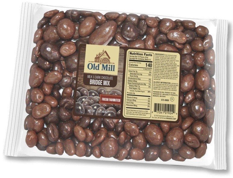 Old Mill Dark & Milk Chocolate Covered Bridge Mix Candy Assortment, 16 oz Bag
