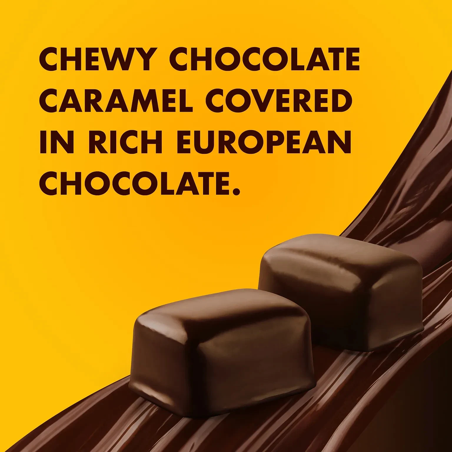 RIESEN Chewy Caramel Covered in Rich European Chocolate Bulk Candy (4 Pounds)