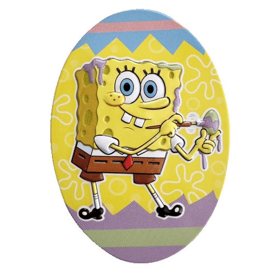 Easter SpongeBob SquarePants Eggstra Sours Candy Tin Strawberry Candy 1.2 Oz