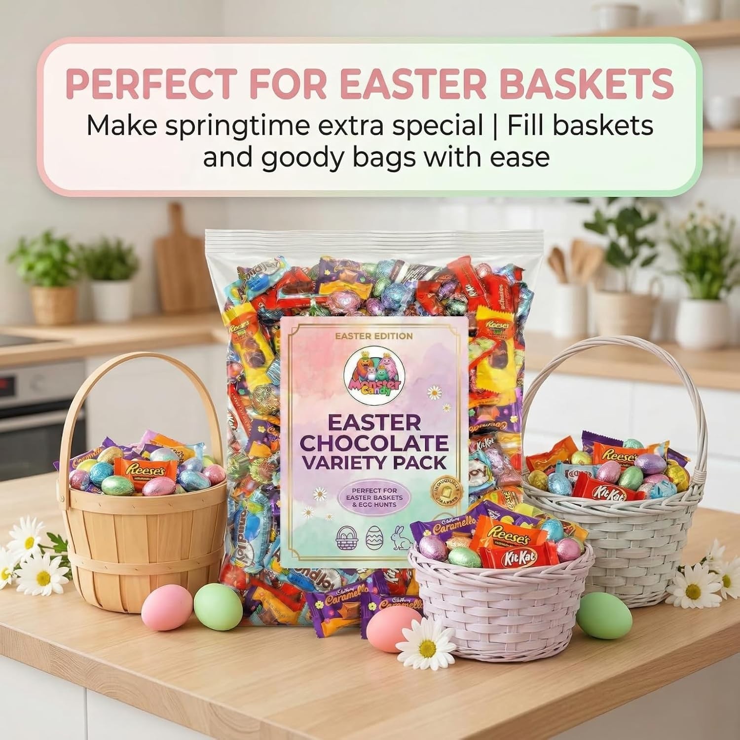 Assorted Chocolate Candy Bulk Variety Pack 5 Lb Individually Wrapped Mix