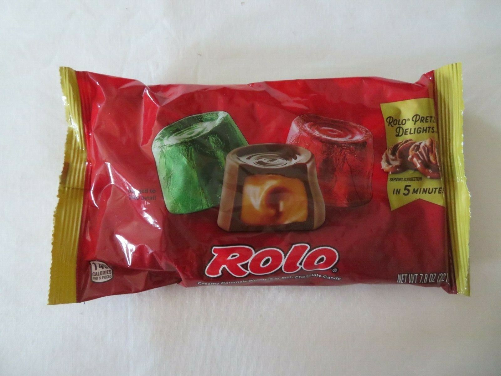 (1) Bag Of ROLO Creamy Caramel Rich Chocolate Candy 7.8 Oz