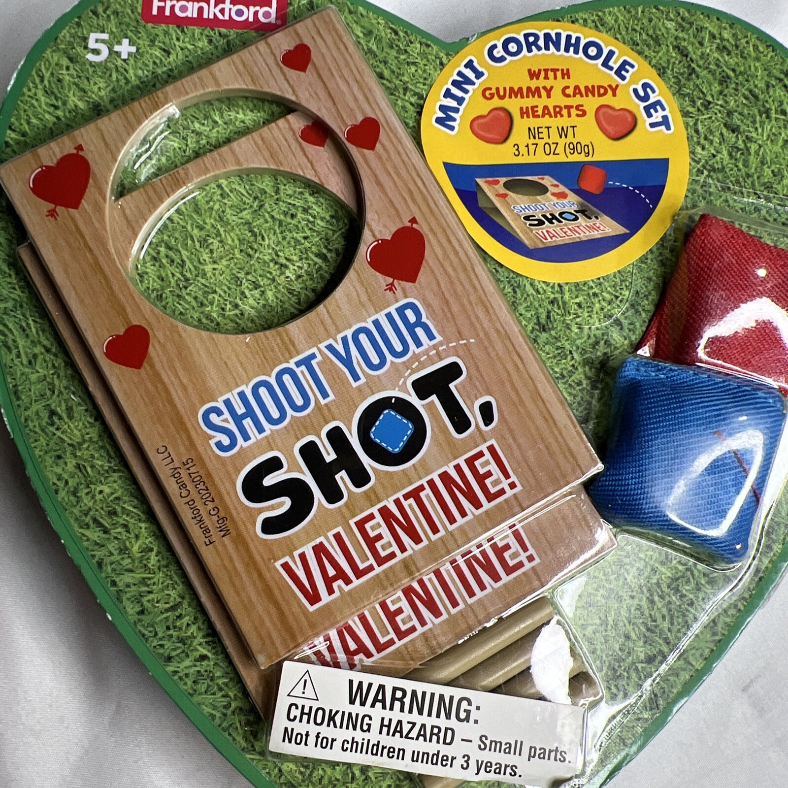 Lot Of 2 Frankford Best Pickleball Partner Shoot Your Shot Cornhole Valentines