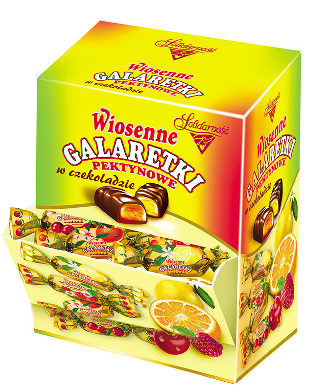 Solidarnosc SPRING JELLIES IN CHOCOLATE – Box 3 KG / 105.8oz