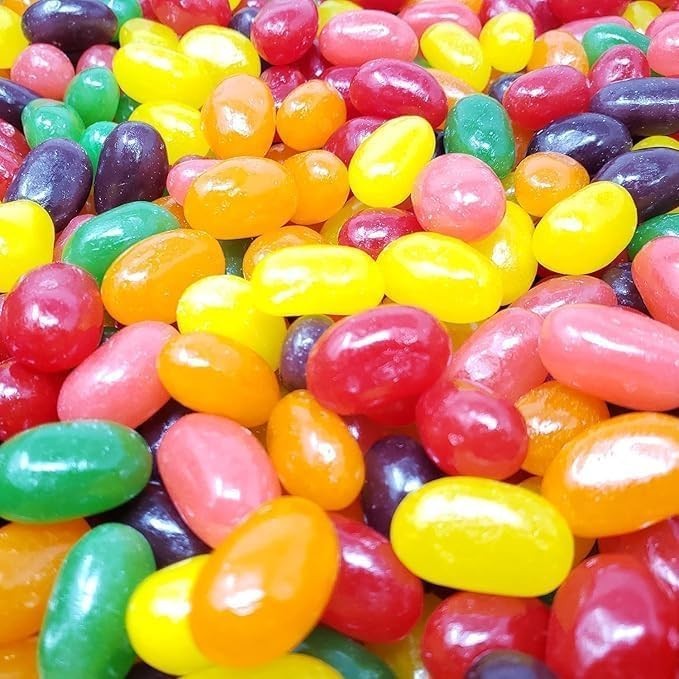 Candy Retailer Assorted Jumbo Jelly Beans 5 Lb Jar – Free Shipping!