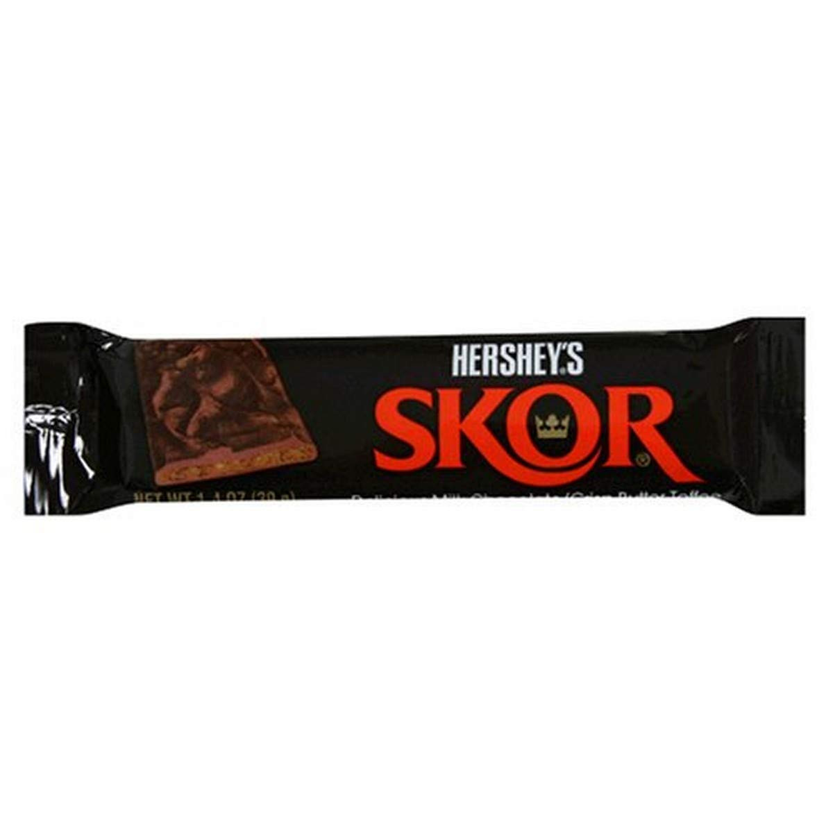 Bar, Milk Chocolate Crisp Butter Toffee, 1.4 Ounce (Pack of 18)