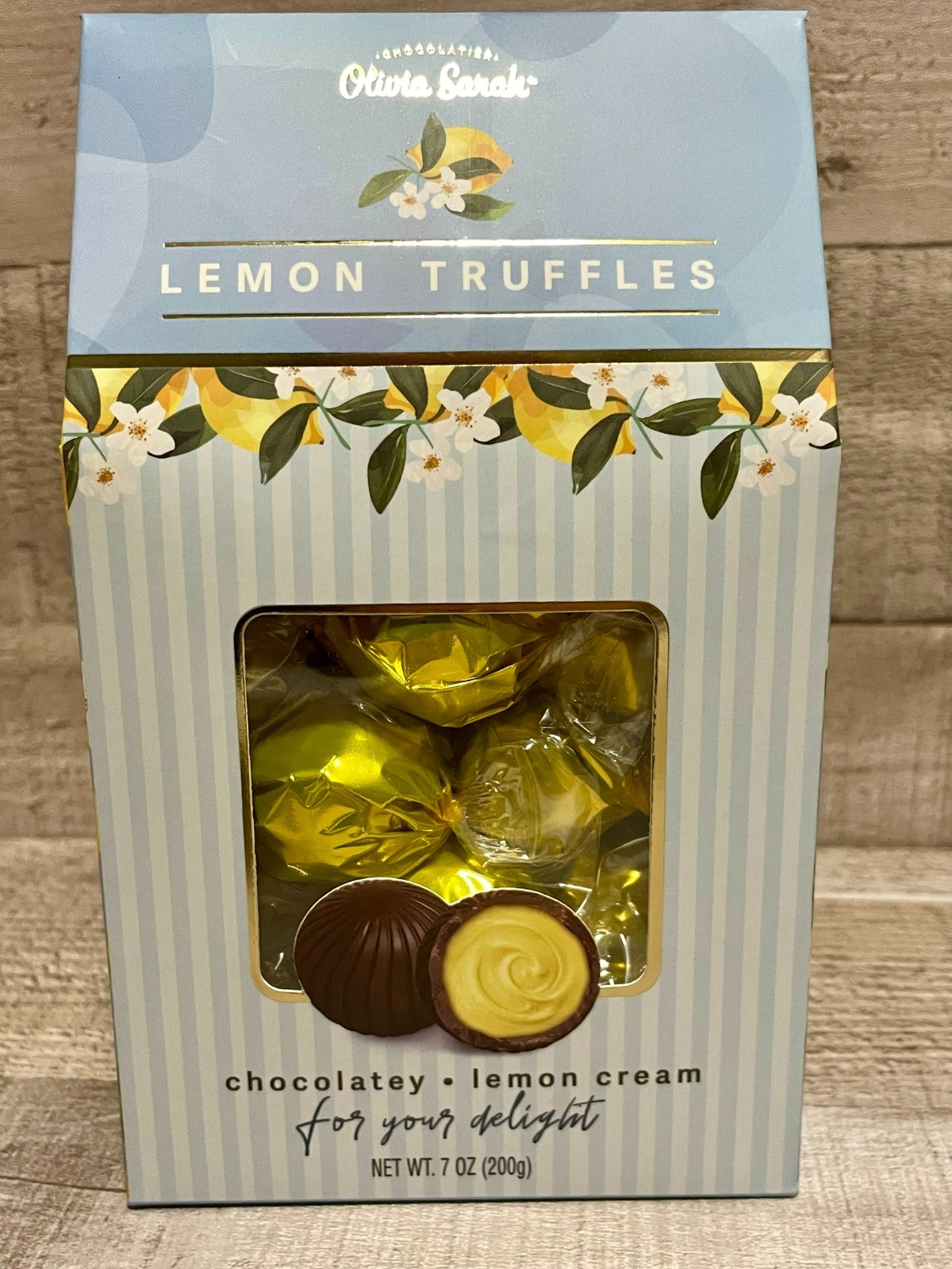 Rare find! Turkish Lemon & Orange Easter Chocolate Truffles 7oz Box (2 Boxes)