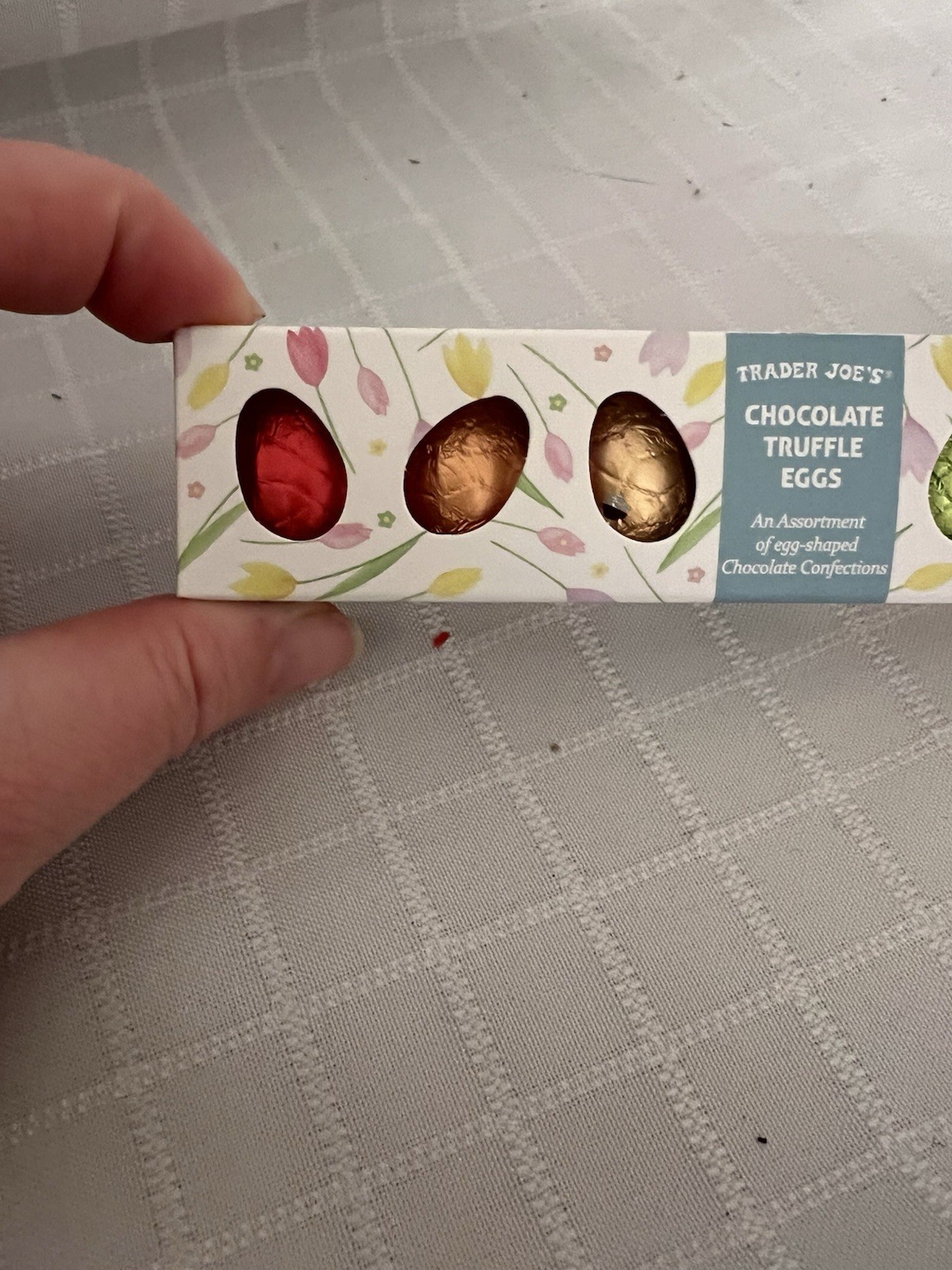 Trader Joe’s Chocolate Truffle Eggs 2.22oz 63g 1 Box Easter