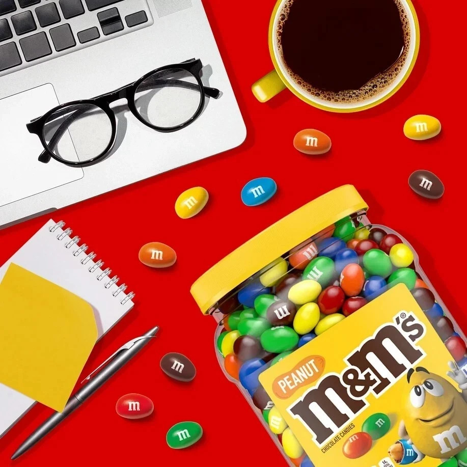 (Pack of 2) M&M’S PEANUT Chocolate Candy, 3.87 Pound, 62 Oz – SAME DAY SHIPPING