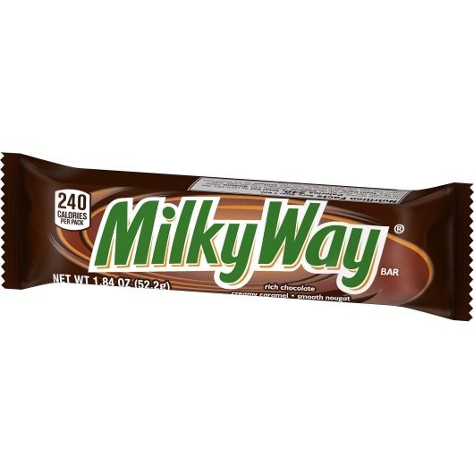 Milky Way Single Chocolate Bar, 1.84 Ounce, 360 Per Case