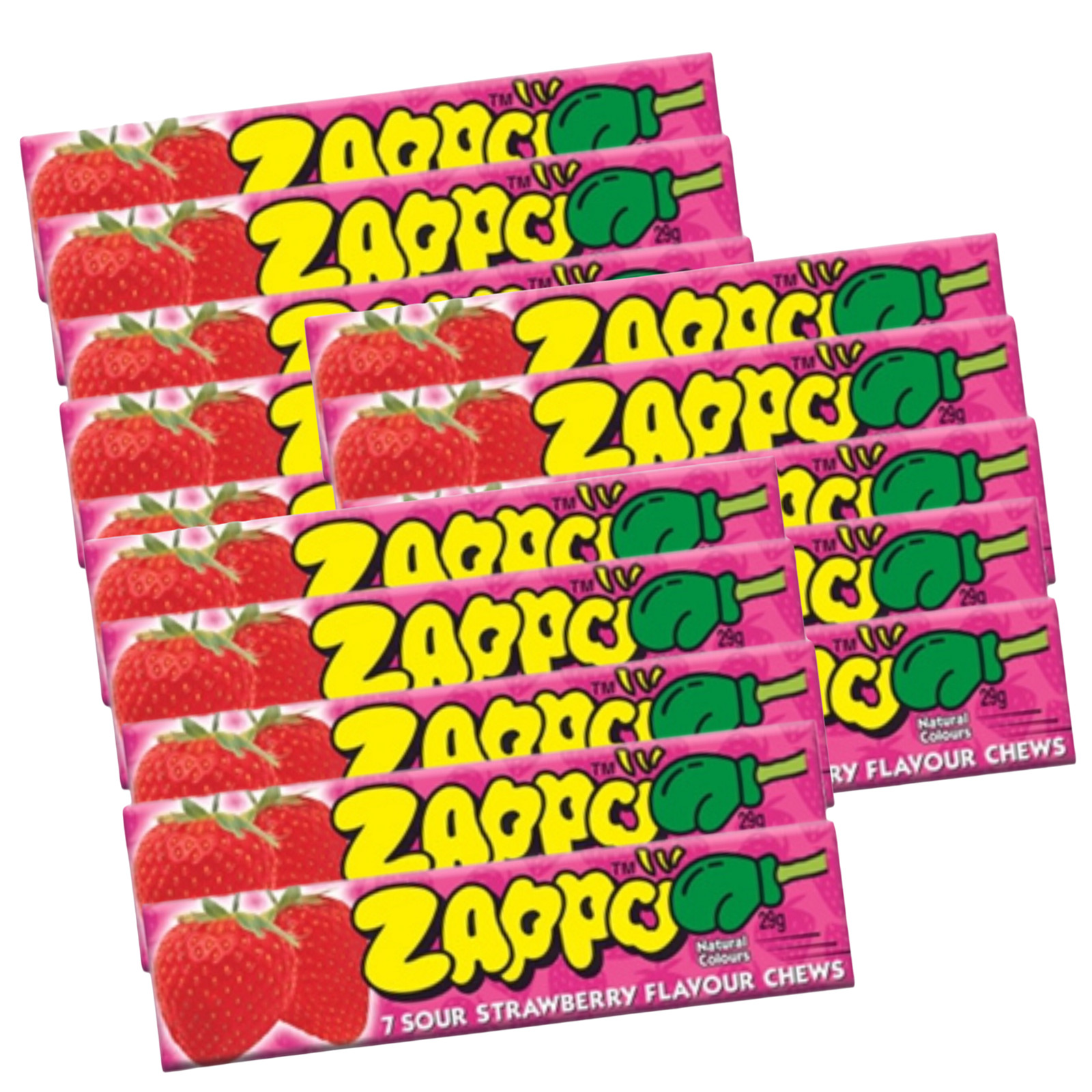 Zappo Chews Strawberry x 20 Halloween Treat Party Favours Candy Buffet Bulk