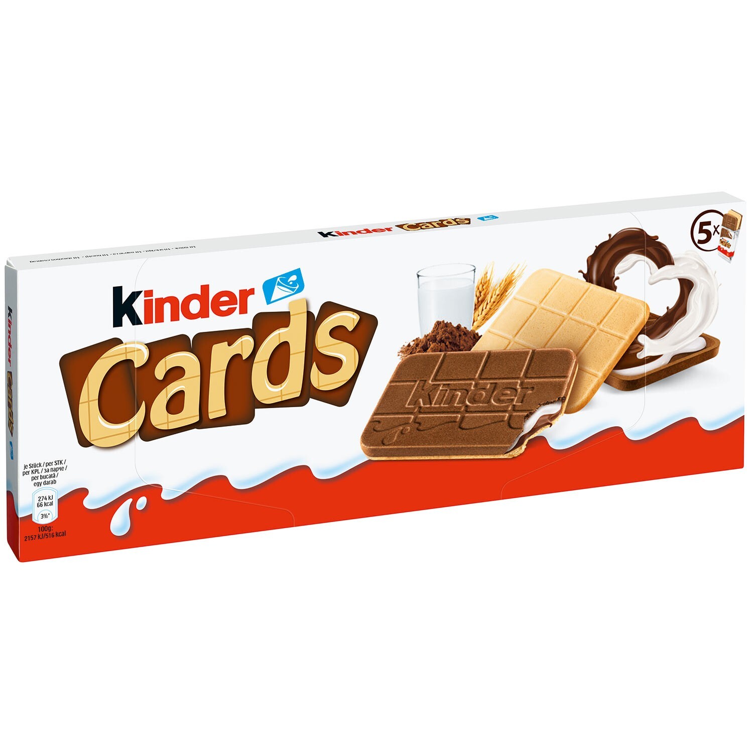 german Ferrero Kinder Cards , Pack of 5 Pieces per Box NEW from Germany