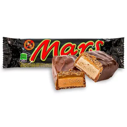 20 x MARS BAR Chocolate Candy Bar 52g NESTLE Canadian FRESH FROM CANADA