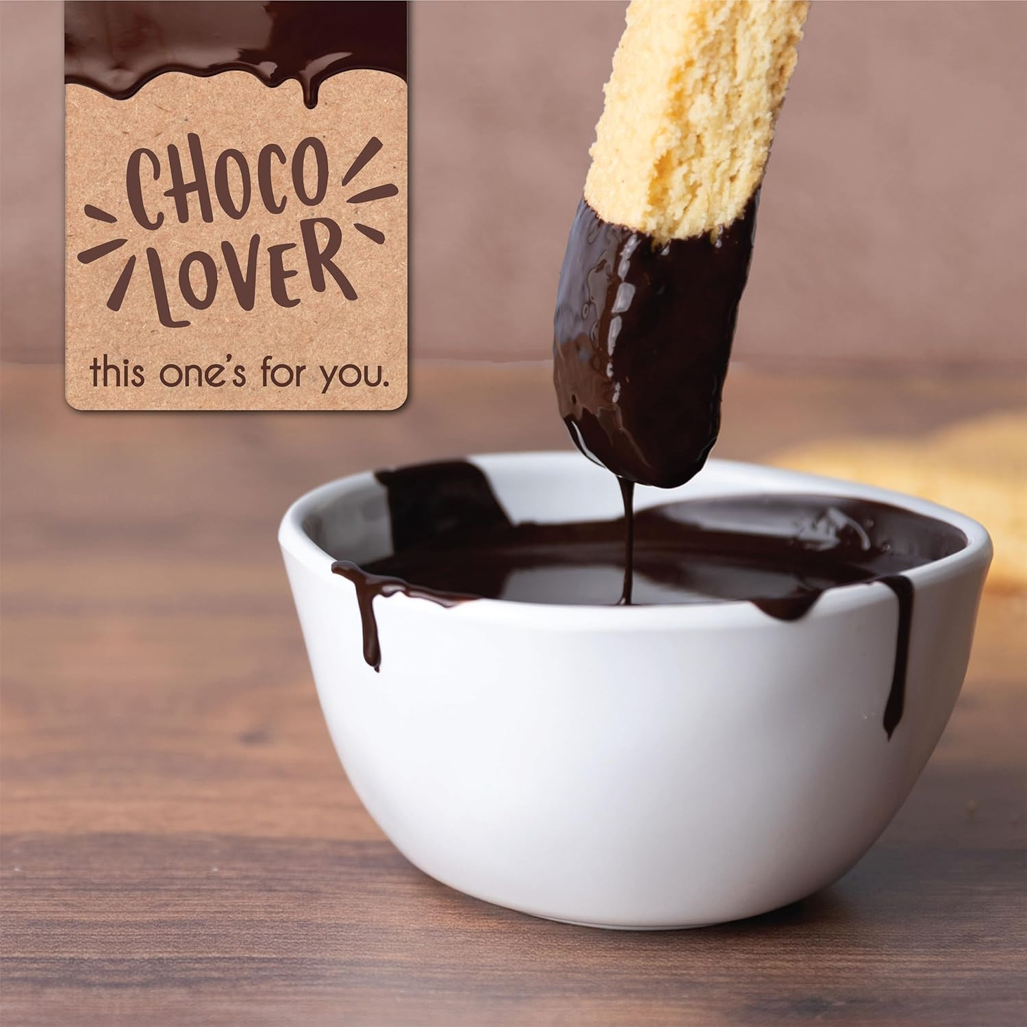 Barnetts Christmas Holiday Thanksgiving 5 Chocolate Biscotti Gift Box, Gourmet