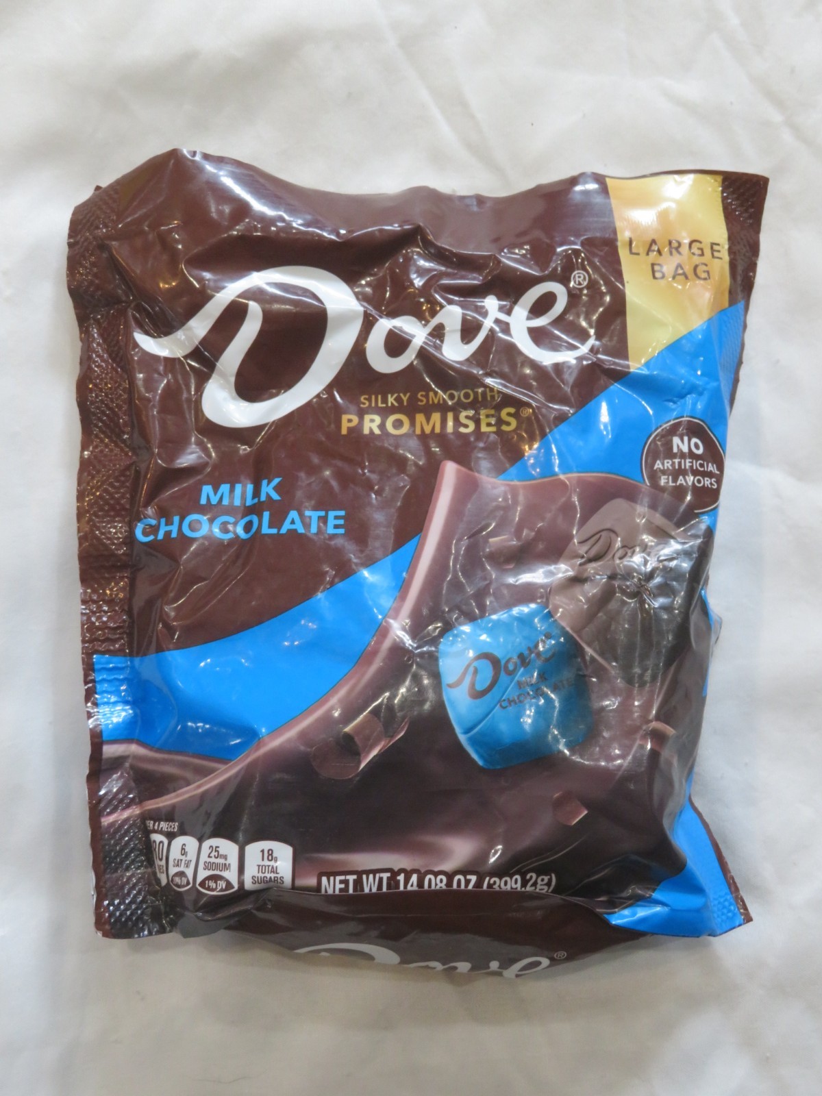 (1) Bag Of Dove Silky Smooth Promises Milk Chocolate 14.08 Oz