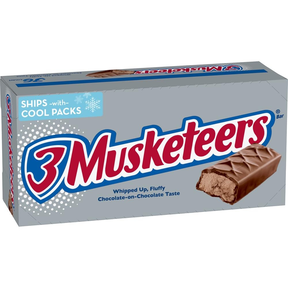 Milk Chocolate Candy Bars, Full Size, 36 Ct Bulk Candy Box