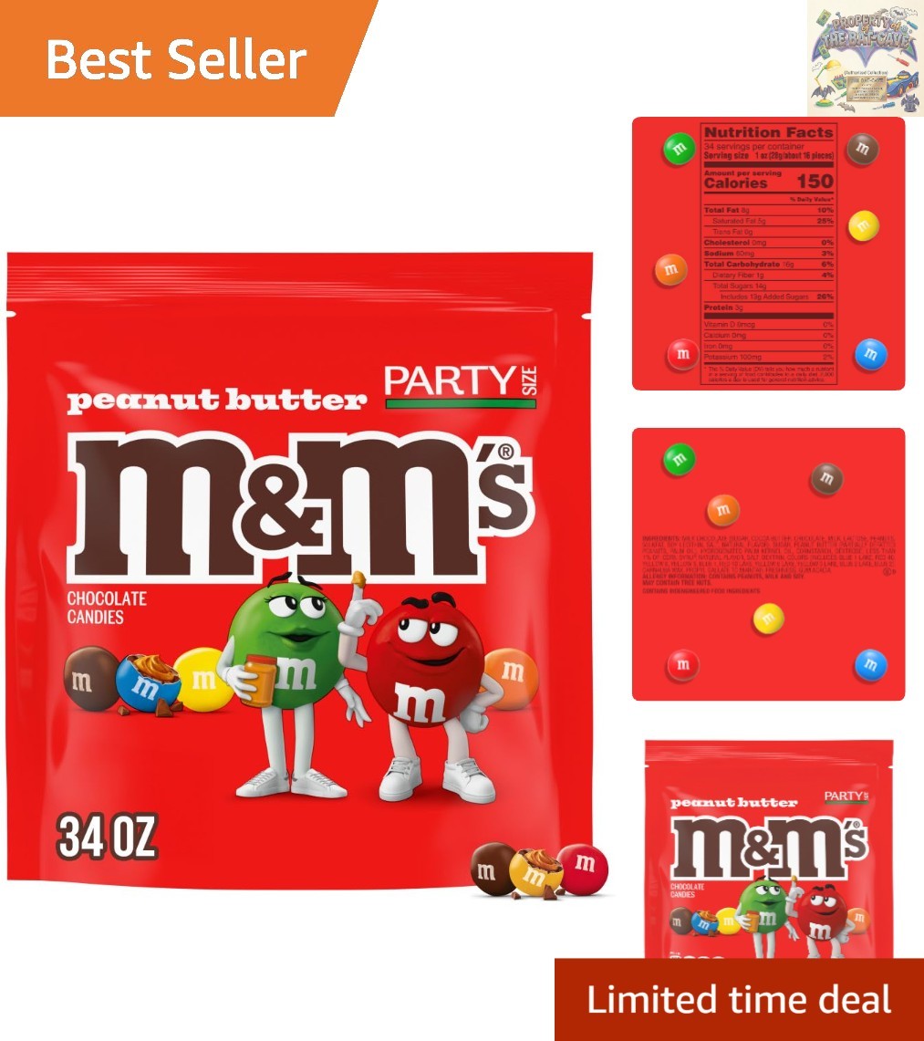 Indulge in 34 oz Summer Peanut Butter Milk Chocolate Candy – Resealable Bulk Bag