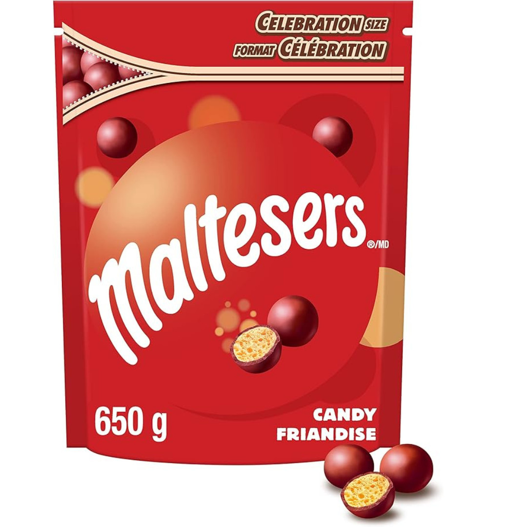 MALTESERS RESEALABLE CELEBRATION BAG 650g FREE SHIPPING – SAFE & SECURE