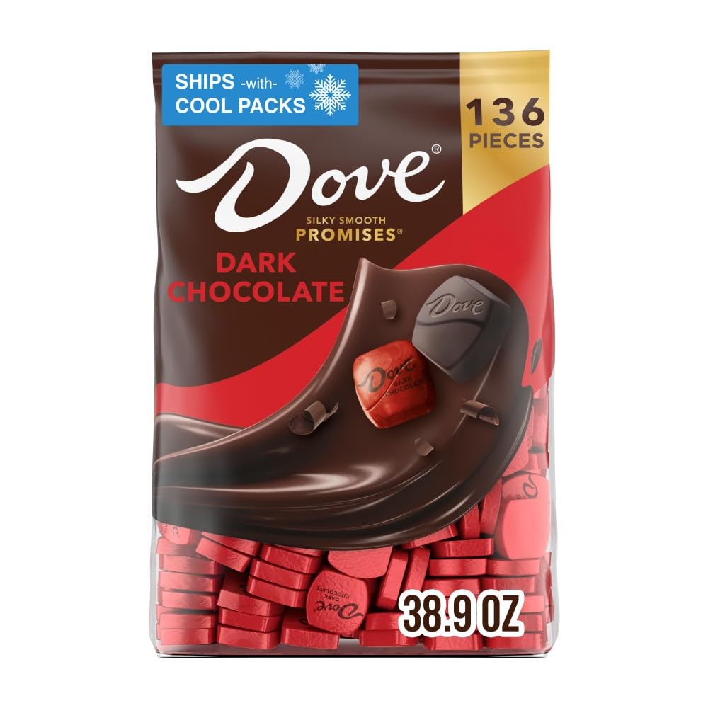 DOVE PROMISES Dark Chocolate Candy, 38.9 Ounce (Pack of 1),