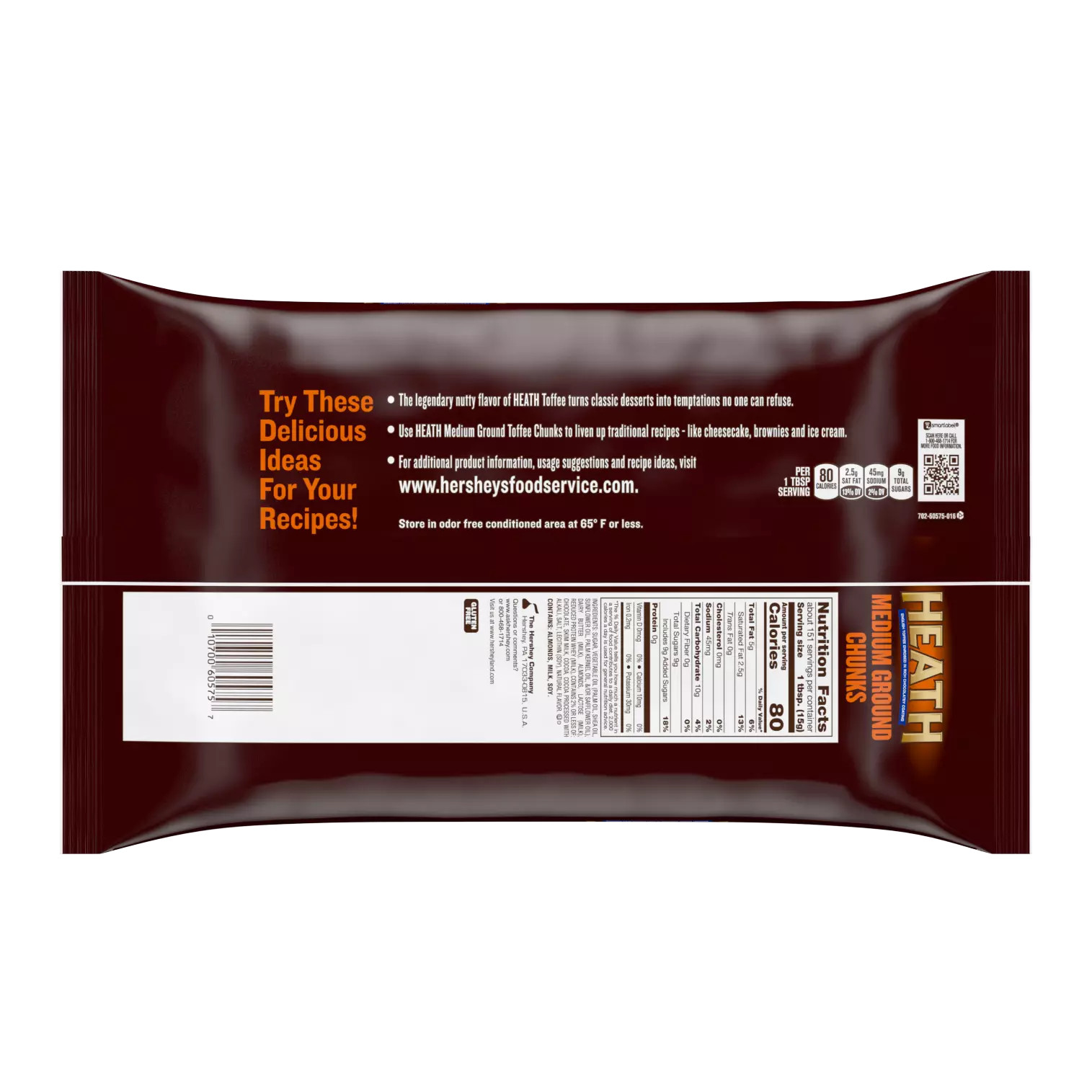 Crushed Heath Bar Candy Pieces for Topping & Decor – 5 lb – Free Delivery