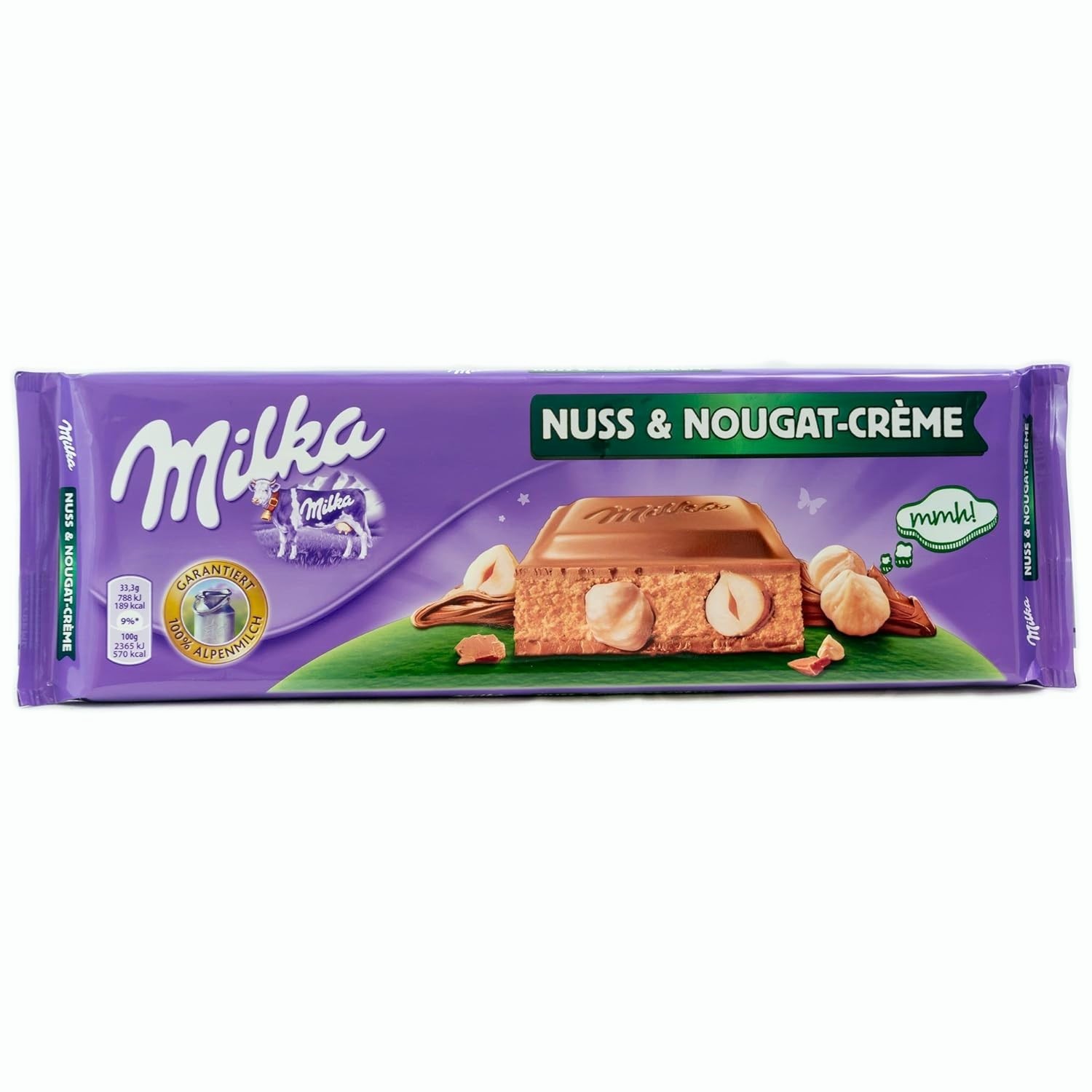 Milka Nuss-Nougat Creme Chocolate Bar – 300g