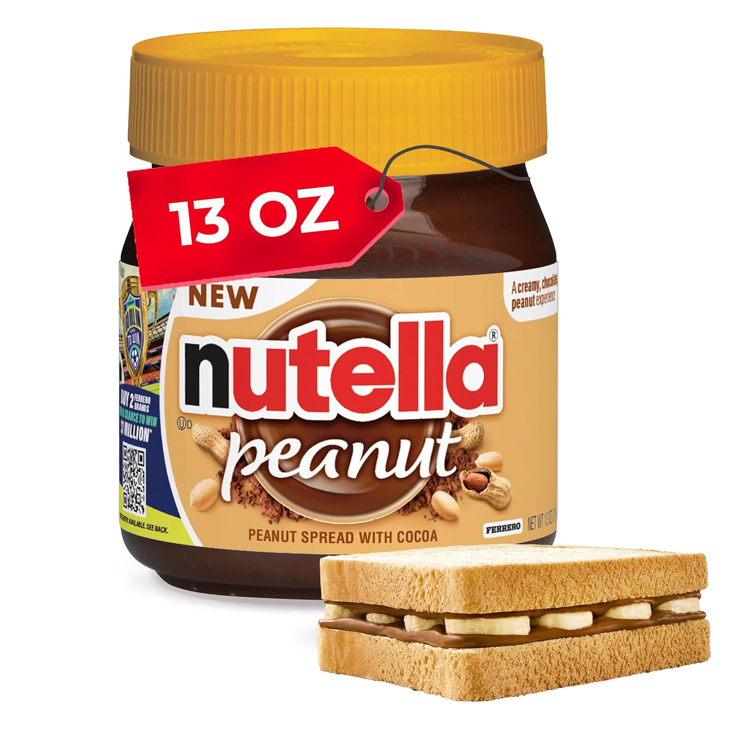 Chocolate Hazelnut Peanut Spread 13 oz