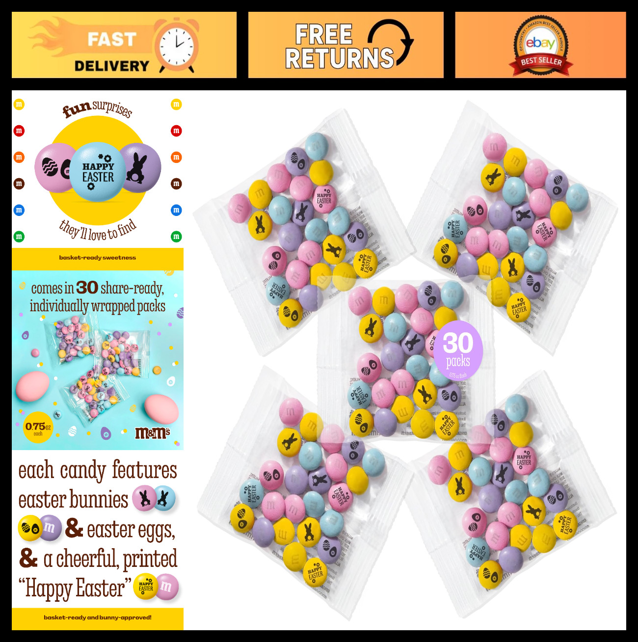 Milk Chocolate Party Favors 30 Pack – Fun Easter Icons, Perfect for Celebrations