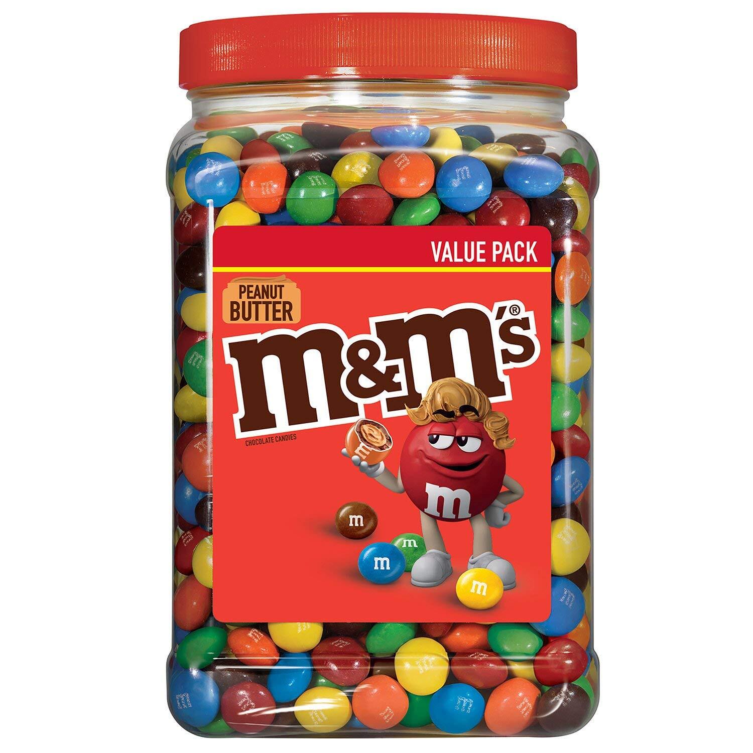 M&M’s Peanut Butter Candies, 55 Oz.,, ()