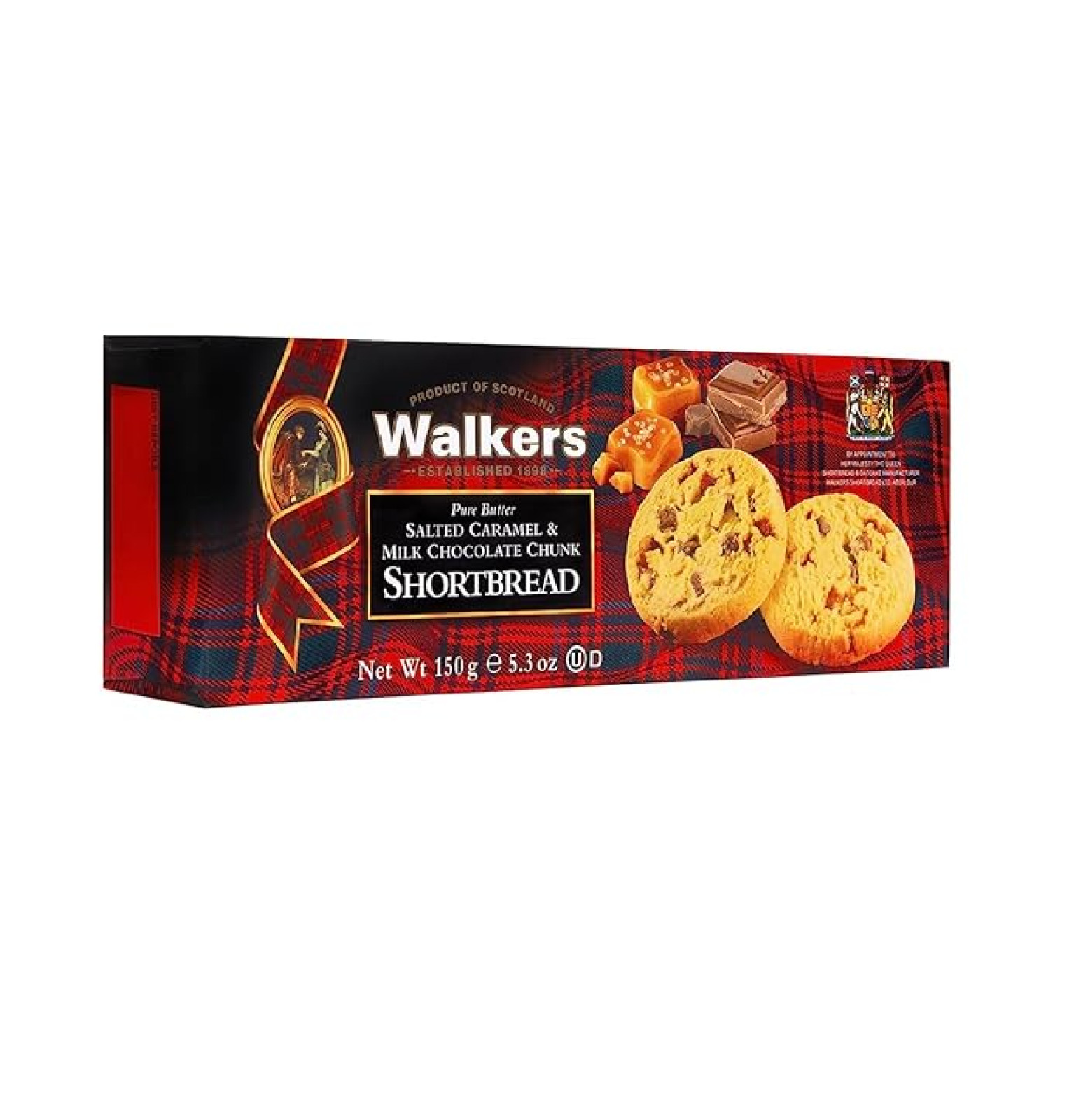 Walker’s Pure Butter Salted Caramel & Milk Chocolate Chunk Shortbread 9 Count