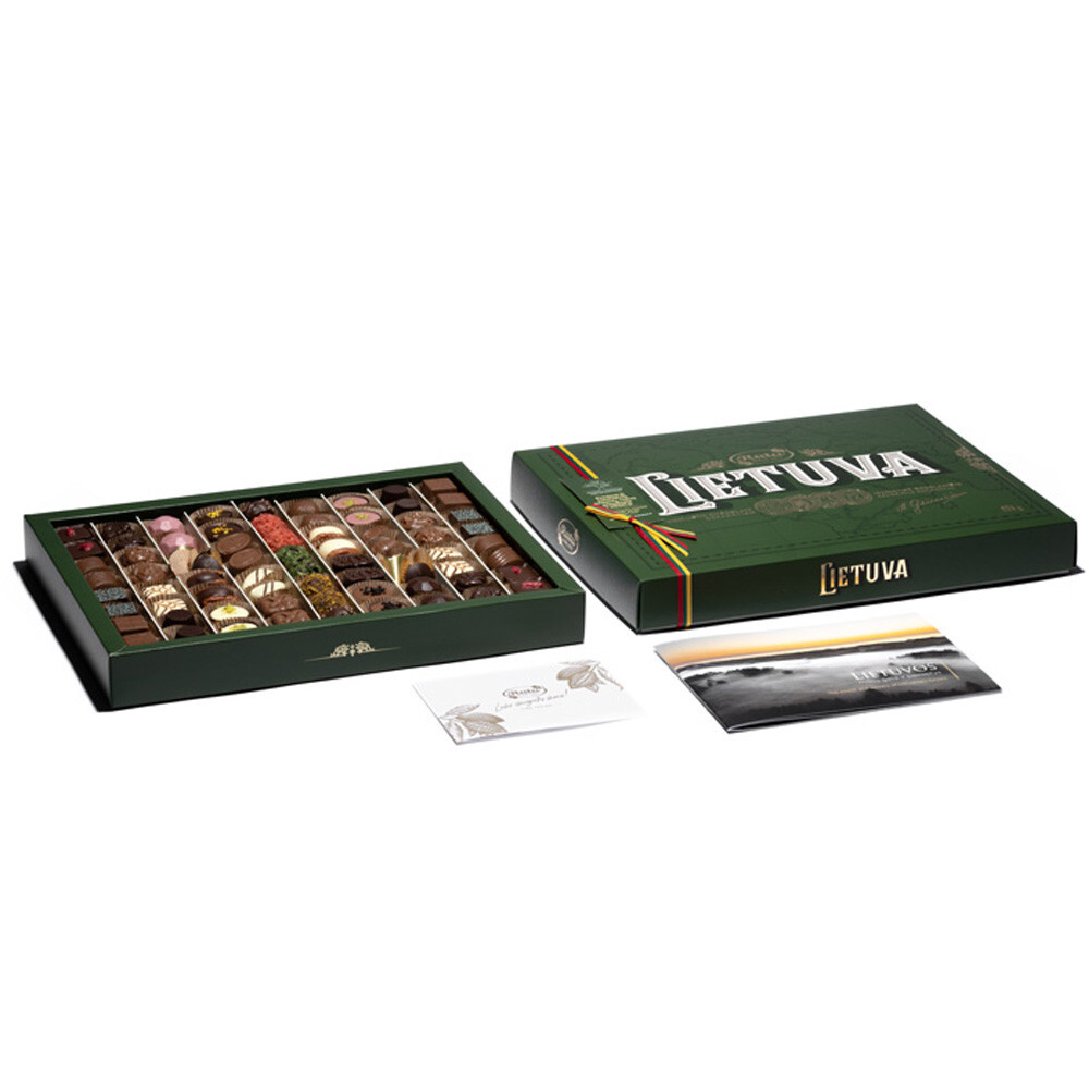 LITHUANIA Hand Made Premium Chocolate Candies Selection Gift Box 825g 29oz