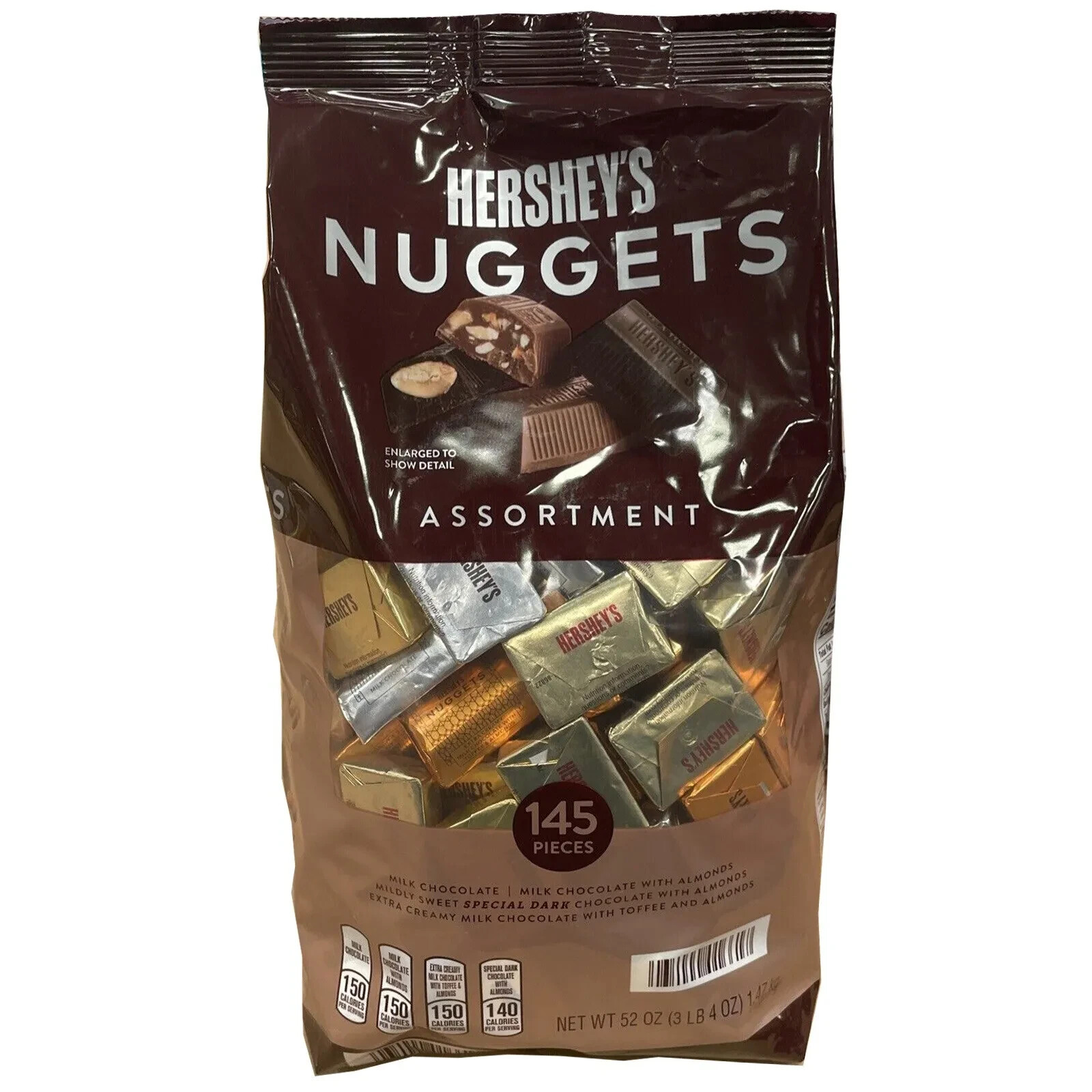 Hershey’s 2-Pack Chocolate Nuggets Variety 52oz 290ct – Sweet Treats Galore