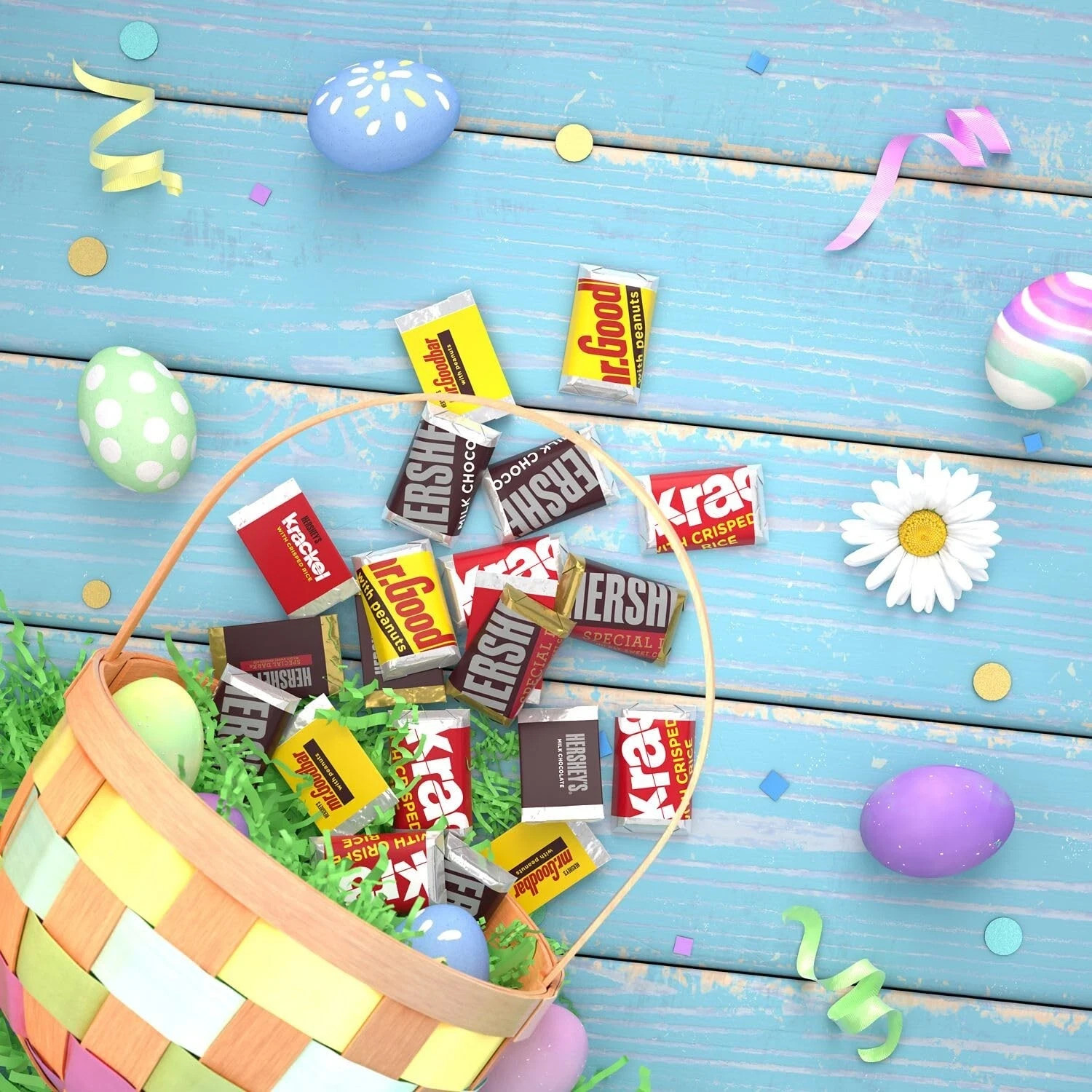 Hershey’s Miniatures Assorted Chocolate, Party Pack, 35.9 Oz