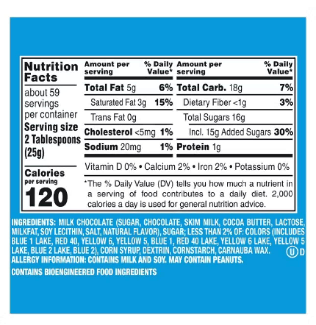M&Ms Minis Milk Chocolate Bulk Jar 52oz