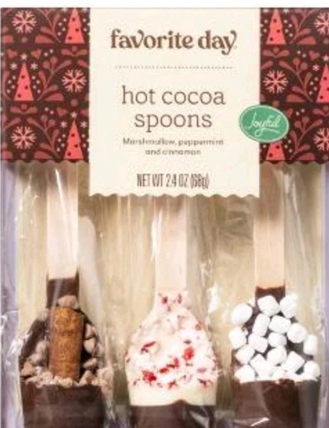 Hot Cocoa 3 Pcs Spoons Marshmallow Peppermint Exp 08/31/26 Lot Of 3 Boxes(9 Cups