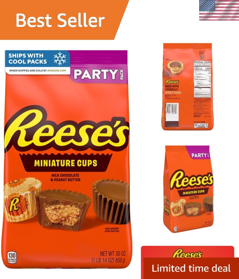 Individually Wrapped 30 oz Milk Chocolate Peanut Butter Cups – Shareable Delight