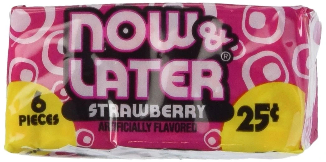 Now and Later Strawberry -6pc (24 pack)-2 BOX