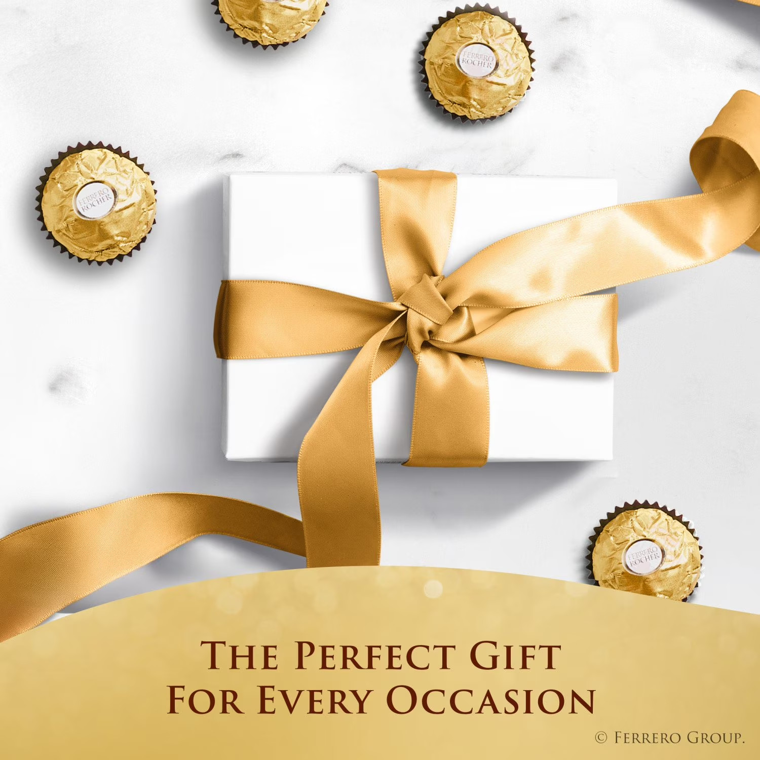 Ferrero Rocher Premium Milk Chocolate Hazelnut, 48 ct.