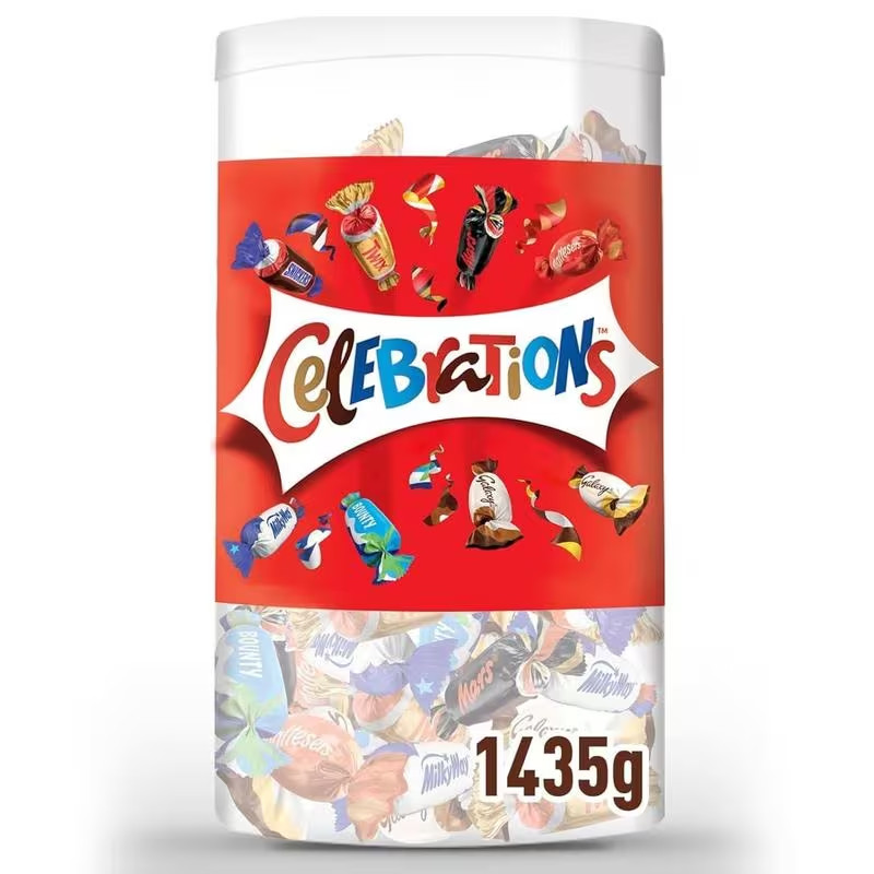 CELEBRATIONS | Mini Chocolate Bar Mix – Maltesers, Galaxy, Snickers & More | 1,4