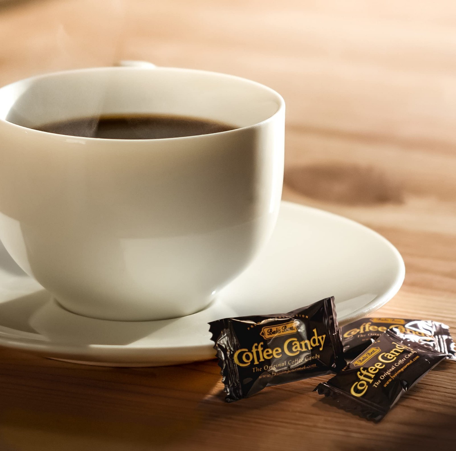 Coffee Candy Assortment – 285 Pieces, 2.2 Lb Jar, Espresso & Café Latte, Halal T