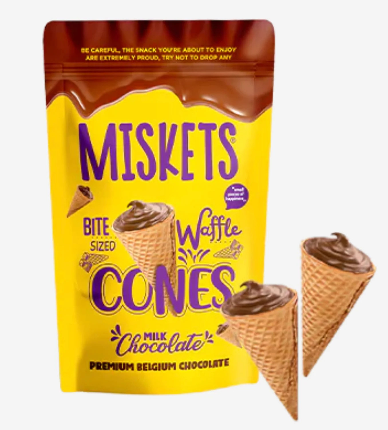 Miskets Mini Waffle Cones (12 Pack)