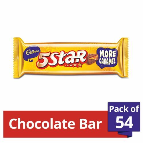 Cadbury 5 Star Chocolate Bar Of 10g each , Gift Box | Christmas Box ( 54 UNITS)