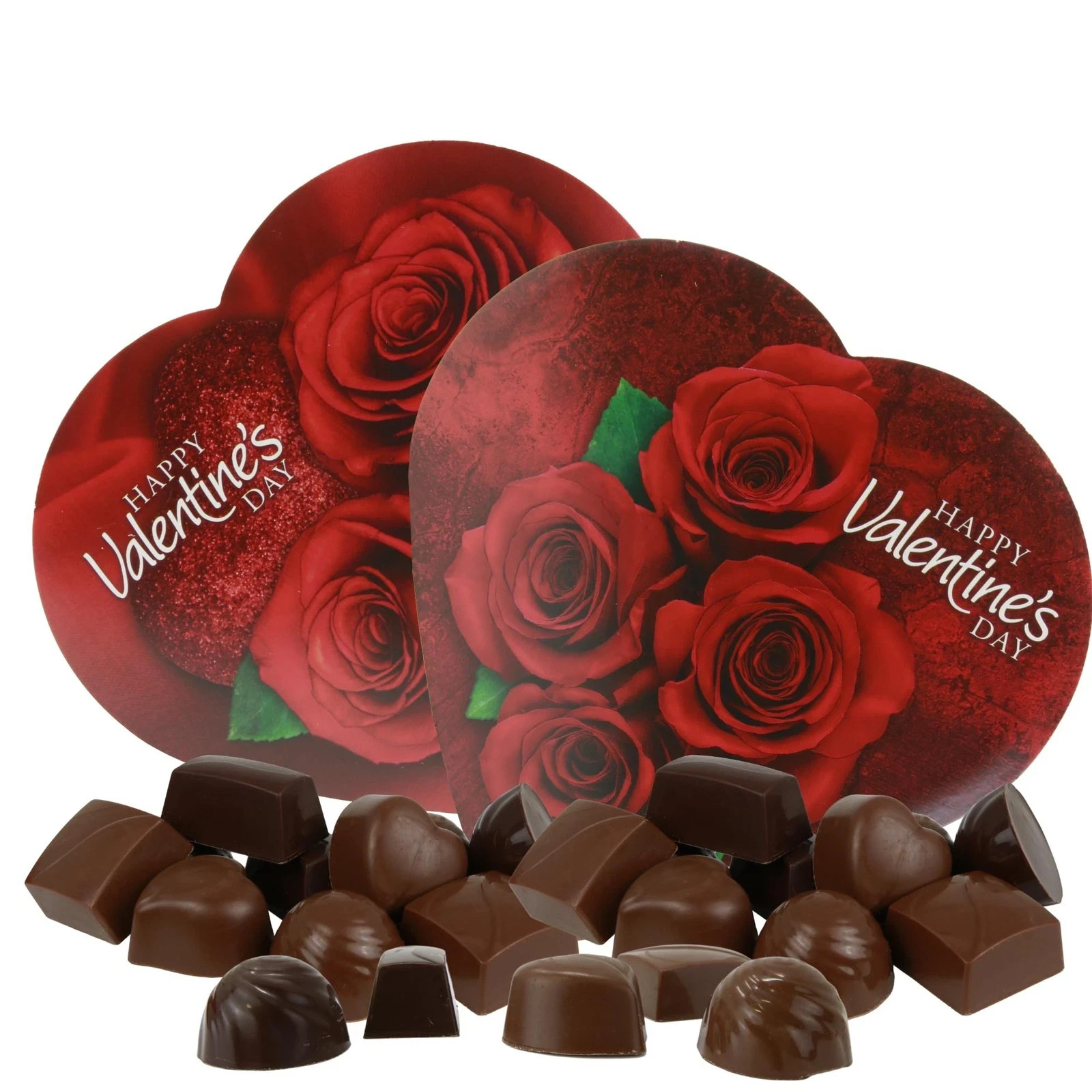 Valentines Chocolate Truffle Heart Shaped 4 oz. Box (2 Boxes) BB 5/2027