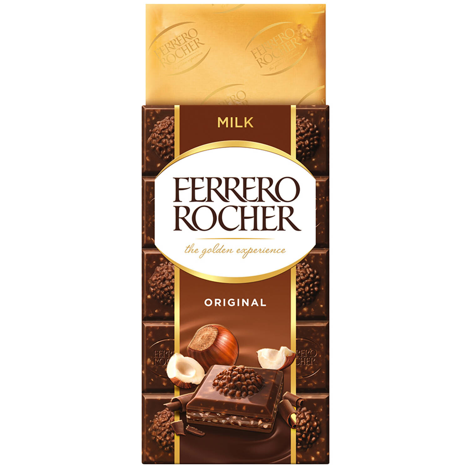 original Ferrero Rocher hazelnut Bar 90g New product from Germany