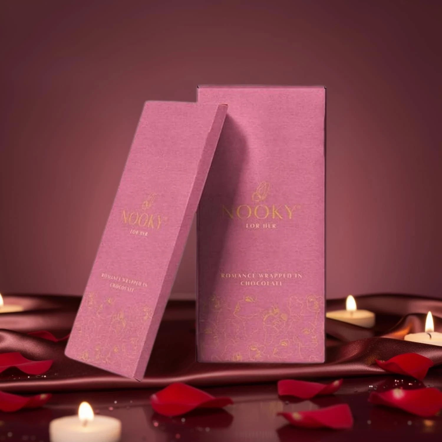 Nooky Dark Chocolate Bars For Her | Luxurious Dark Chocolate 58 Gram