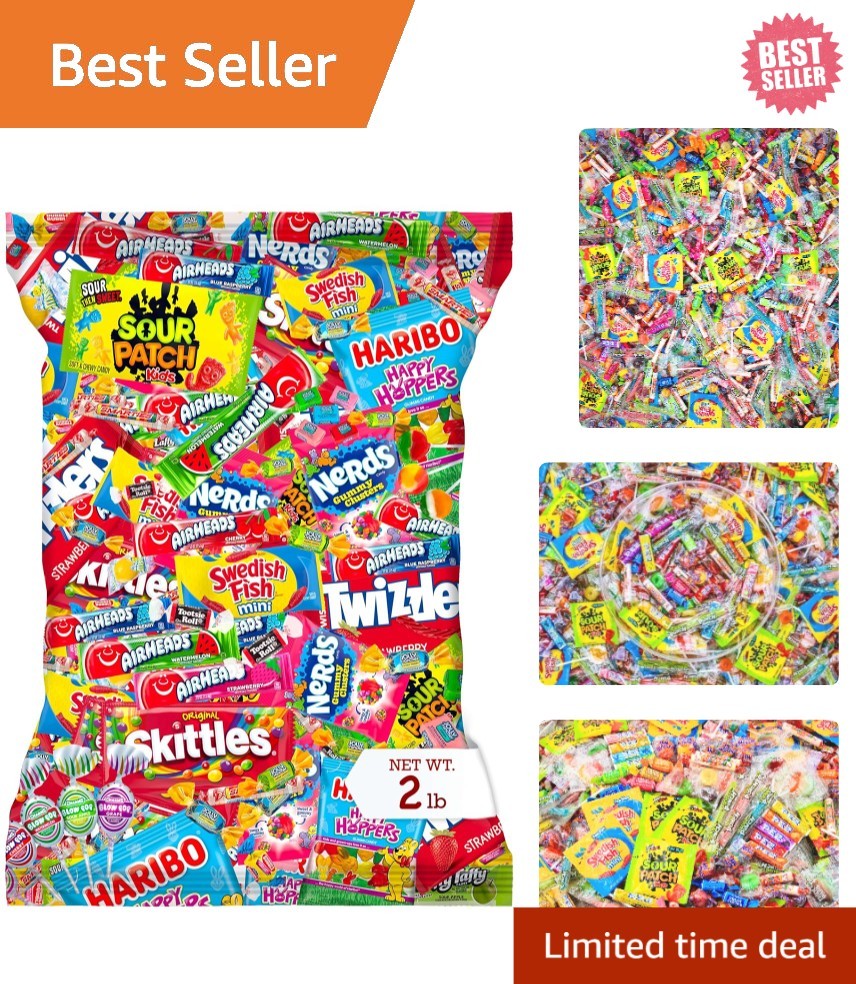 2 lb Bulk Assorted Candy Variety Pack – Perfect for Piñata Fillers & Parties