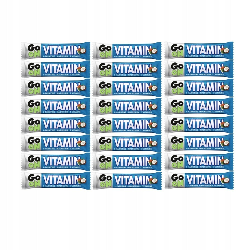 Sante Energy Snack Bar Go On Vitamin 7 Vitamins Magnesium L-Carnitine 24x 50g
