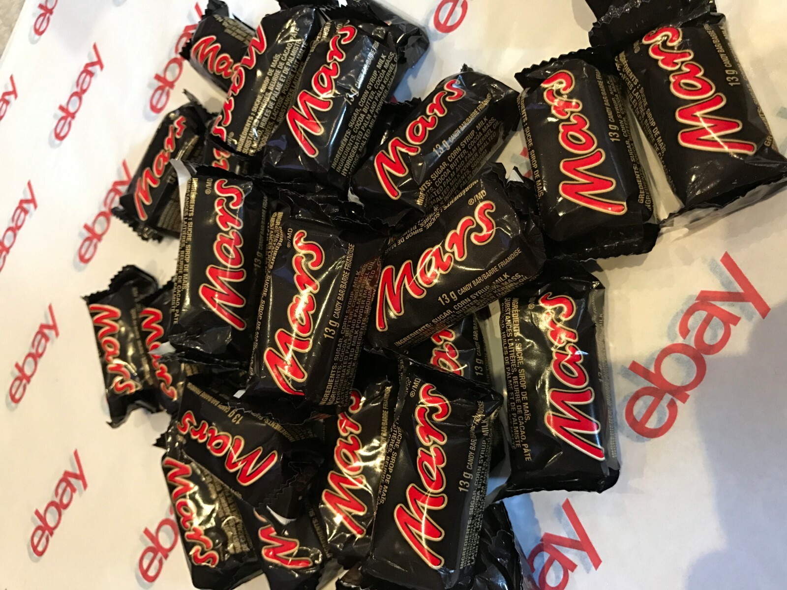MARS MILK CHOCOLATE MINI BARS FROM CANADA – CERTIFIED PEANUT FREE – 100 BARS